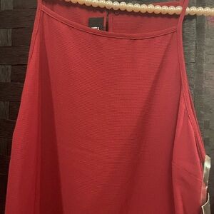 Elegant Red Women's Top